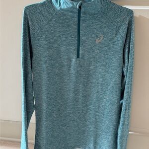 ASICS Quarter Zip Running Base Layer Long Sleeve Size Men's Small Basically NEW